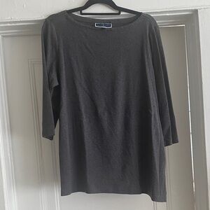 Karen Scott Gray Top